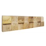 Solid Wood Natural Pine Square shape Wall Panel