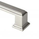 ROMA Solid Zinc Alloy Brushed Nickel Cabinet Drawer Pull Handle