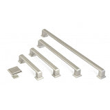 ROMA Solid Zinc Alloy Brushed Nickel Cabinet Drawer Pull Handle