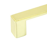 NEPOLI Solid Zinc Alloy Brushed Champagne Gold Finish Cabinet Drawer Pull Handle