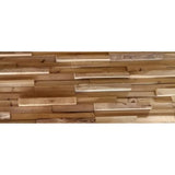 Solid Wood Light Oak Color Rectangular shape Wall Panel
