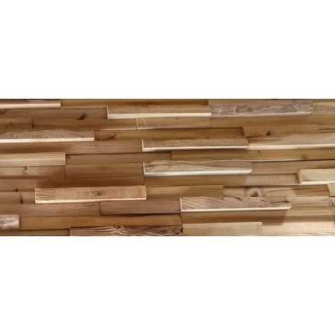 Solid Wood Light Oak Color Rectangular shape Wall Panel