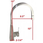 IMPERIAL Solid Stainless Steel Pull Out Sprayer Kitchen Faucet