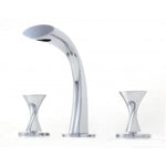 TWIST 3 Hole Bathroom Vanity Widespread Faucet