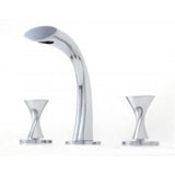 TWIST 3 Hole Bathroom Vanity Widespread Faucet